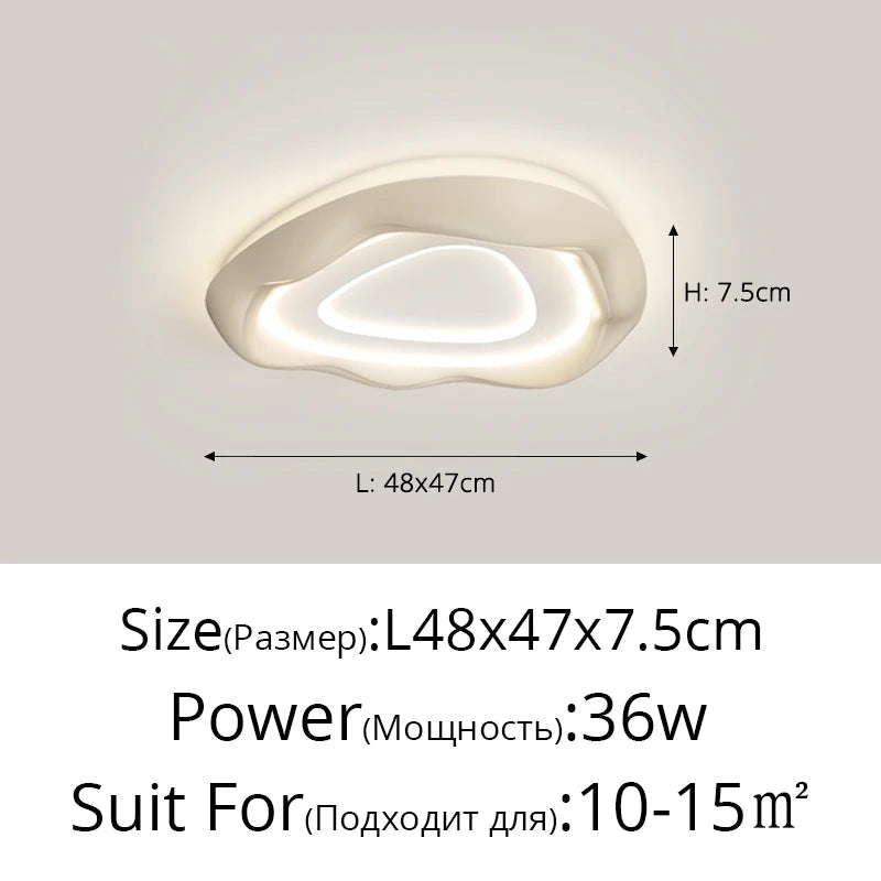 plafonniers à led modernes pour un éclairage intérieur créatif