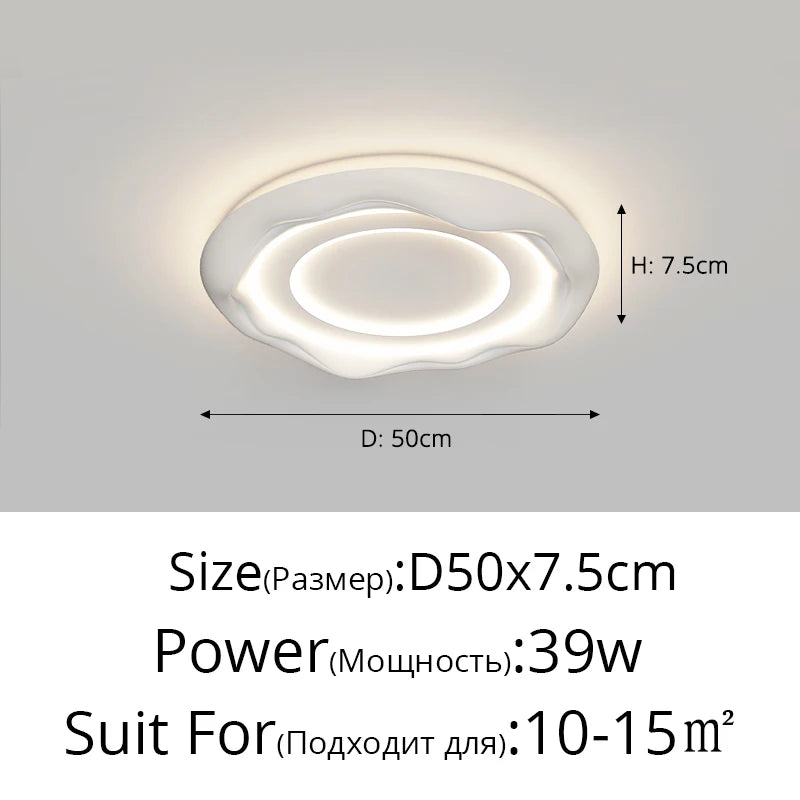 plafonniers à led modernes pour un éclairage intérieur créatif