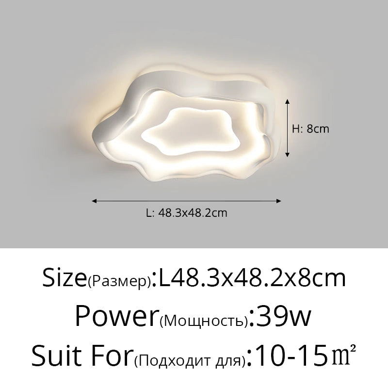 plafonniers à led modernes pour un éclairage intérieur créatif