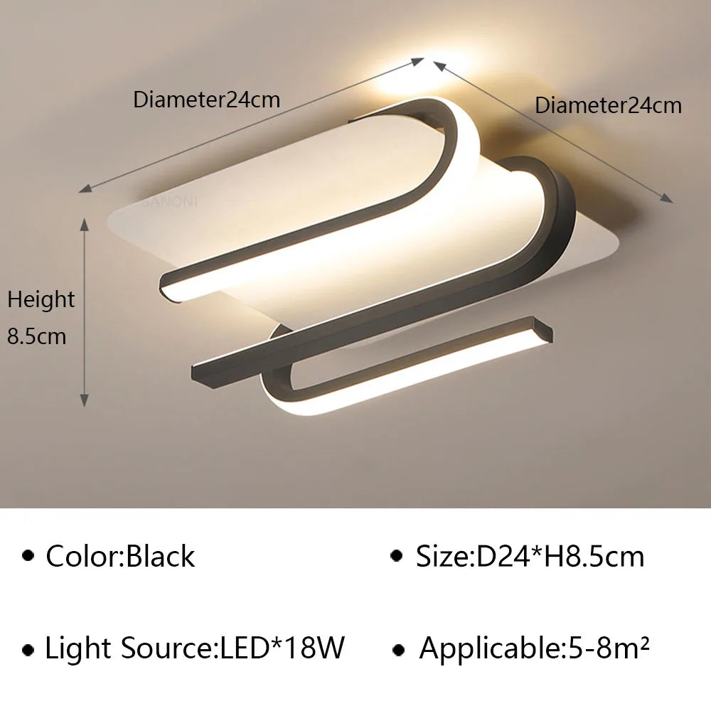 plafonniers led modernes pour une décoration intérieure élégante et lumineuse
