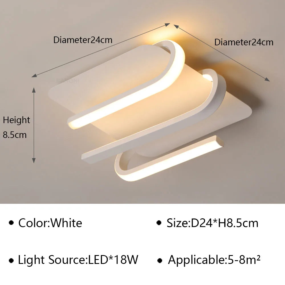 plafonniers led modernes pour une décoration intérieure élégante et lumineuse