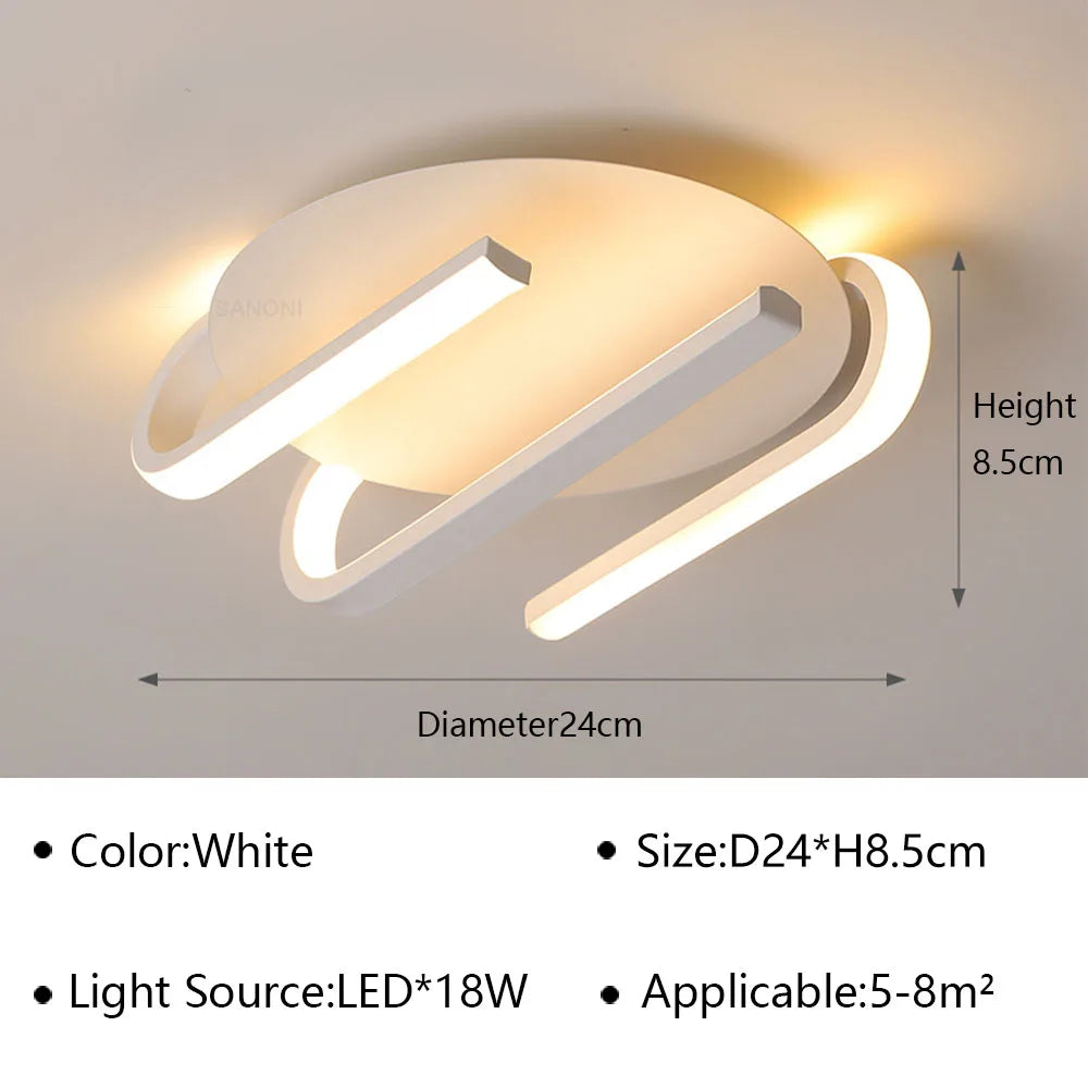 plafonniers led modernes pour une décoration intérieure élégante et lumineuse