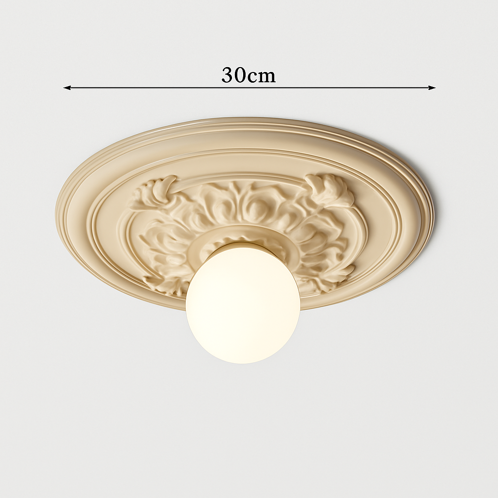plafonniers led modernes style nordique rétro français sculptés