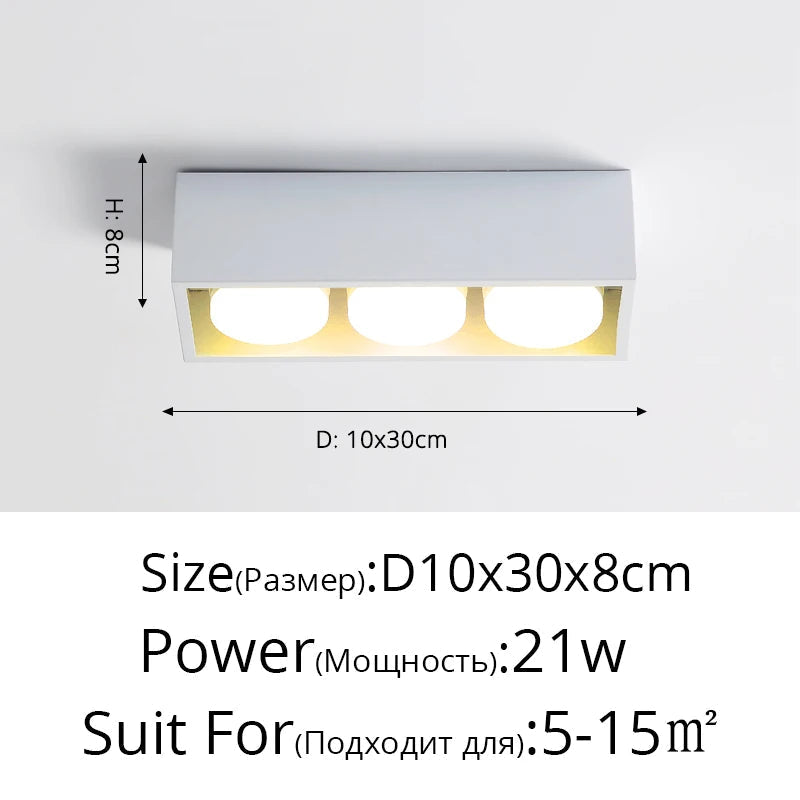 plafonniers led pour éclairage intérieur divers espaces commerciaux et publics