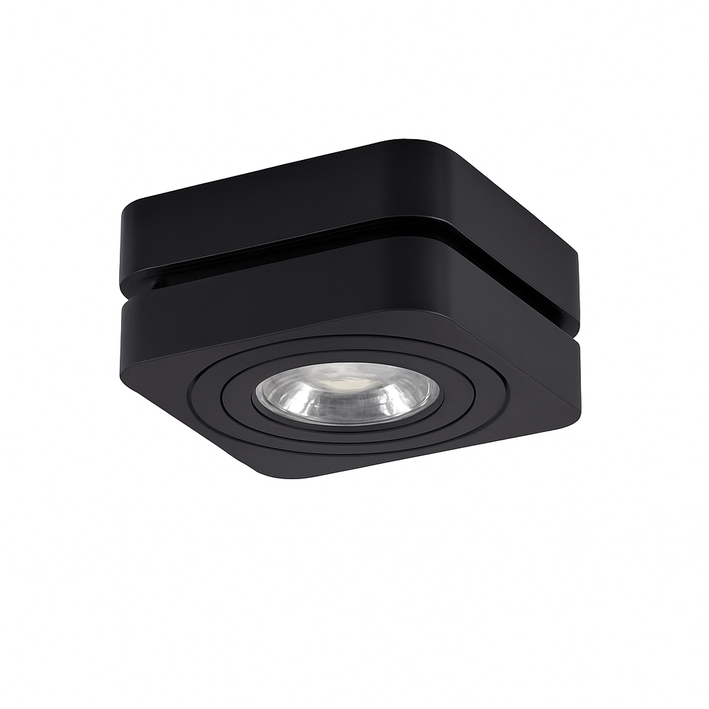 Plafonniers LED Spot 360 degrés Rotation Downlights AC85-265V 7W 10W 12W 15W pliant COB LED Downlights monté en Surface