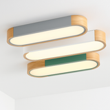 Plafonniers minimalistes en bois massif avec panneaux acryliques nouvelle collection