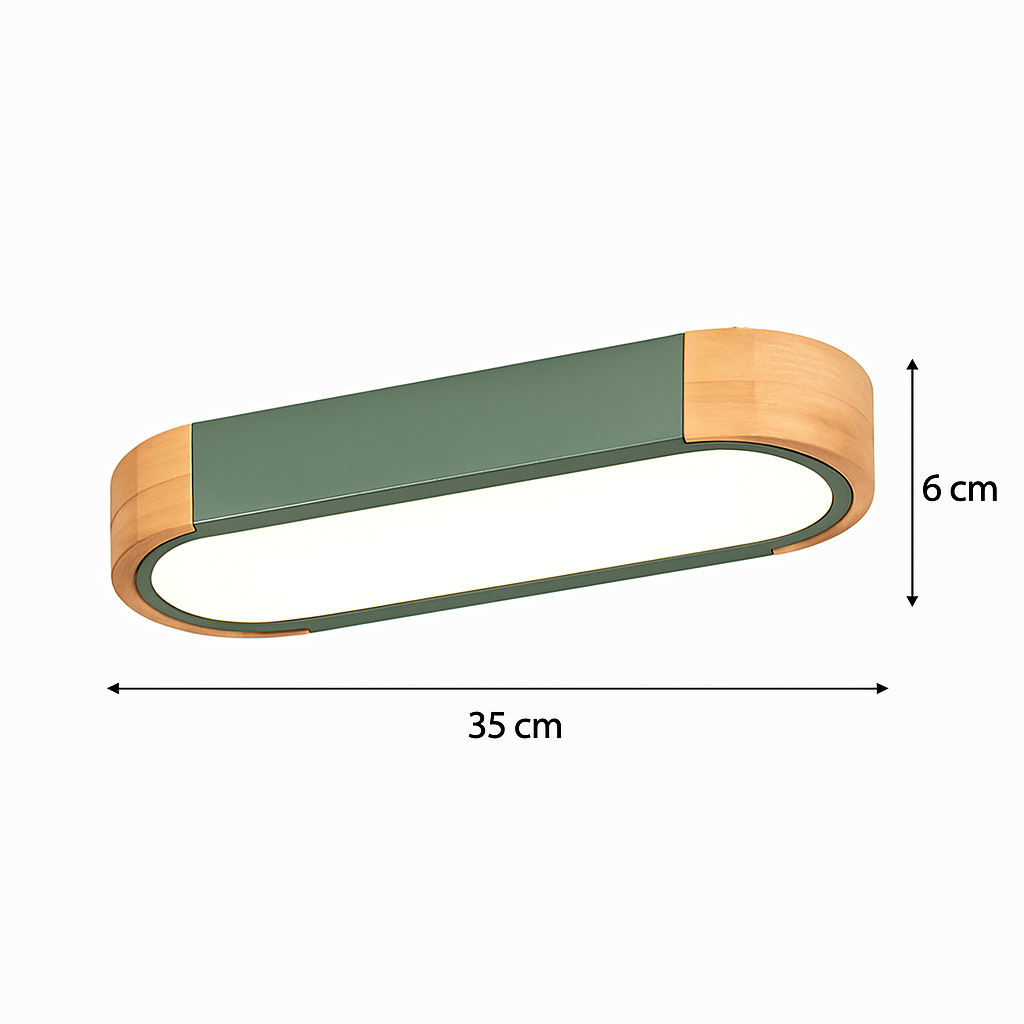plafonniers minimalistes en bois massif avec panneaux acryliques nouvelle collection
