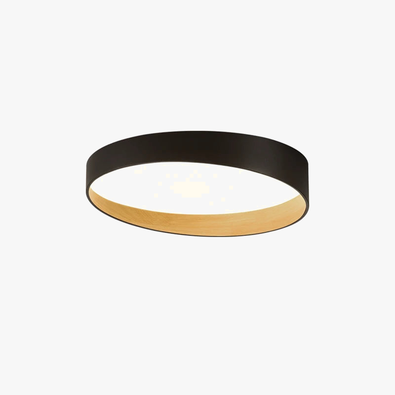 plafonniers minimalistes modernes grain de bois créatifs