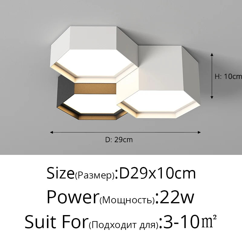 plafonniers modernes simples créatifs minimalistes