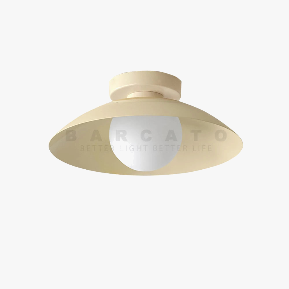 Plafonniers nordiques chambre d'enfants abat-jour en métal coloré 110V 220V Beige rouge G9 lampe moderne pour couloir allée intérieur créatif