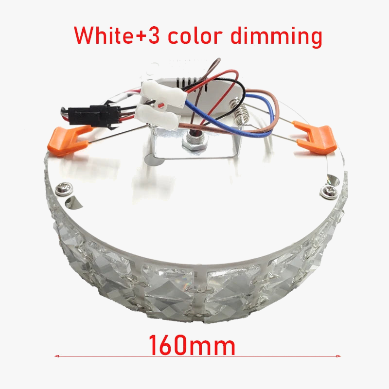 Plafonniers nordiques Lampara Techo lustre Led lumières en cristal Luminaria De Teto Para Sala Plafonnier or noir blanc Lampy
