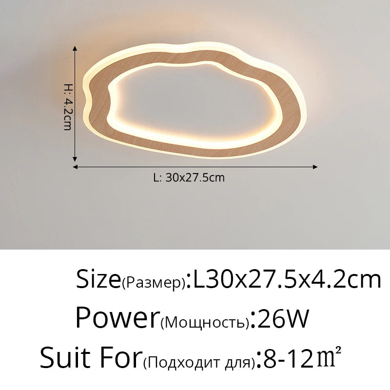 plafonniers nordiques modernes simples à led créatifs