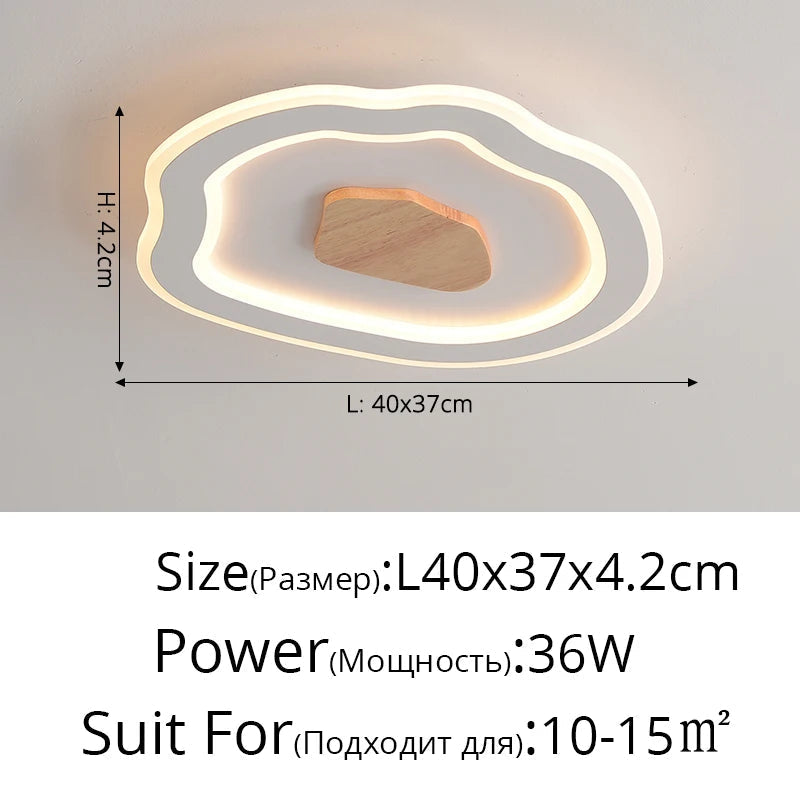 plafonniers nordiques modernes simples à led créatifs