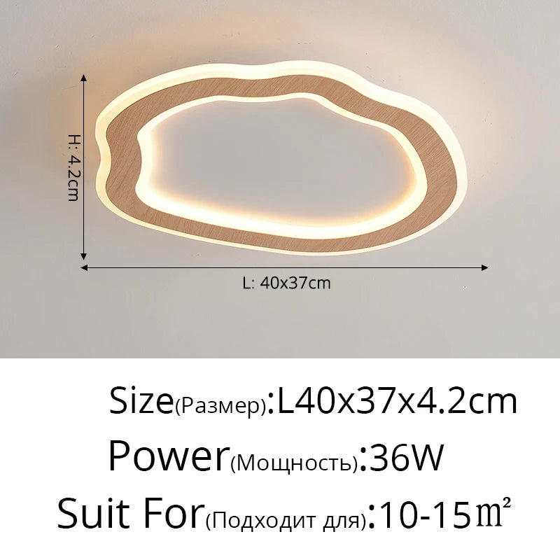 plafonniers nordiques modernes simples à led créatifs