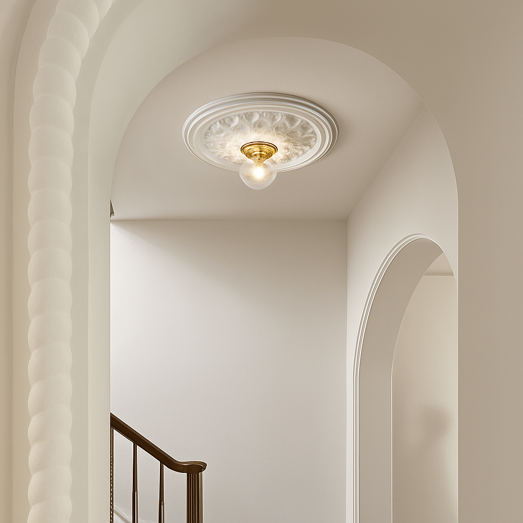 Plafonniers rétro français lampes led modernes couloir lampe de couloir style nordique lampe sculptée chambre salon décor éclairage