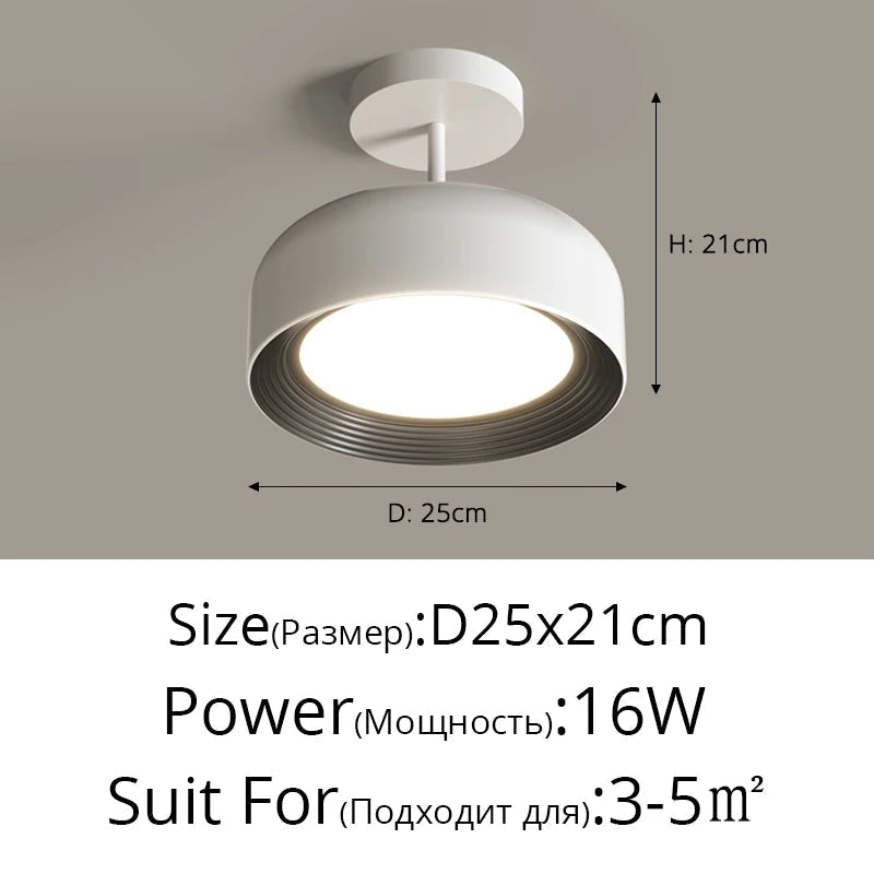 plafonniers rétro à spectre complet protection des yeux bauhaus chrome
