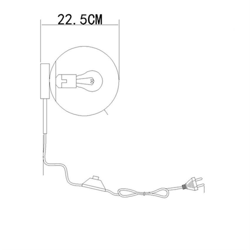 Applique murale design LED en verre style Mirror Light