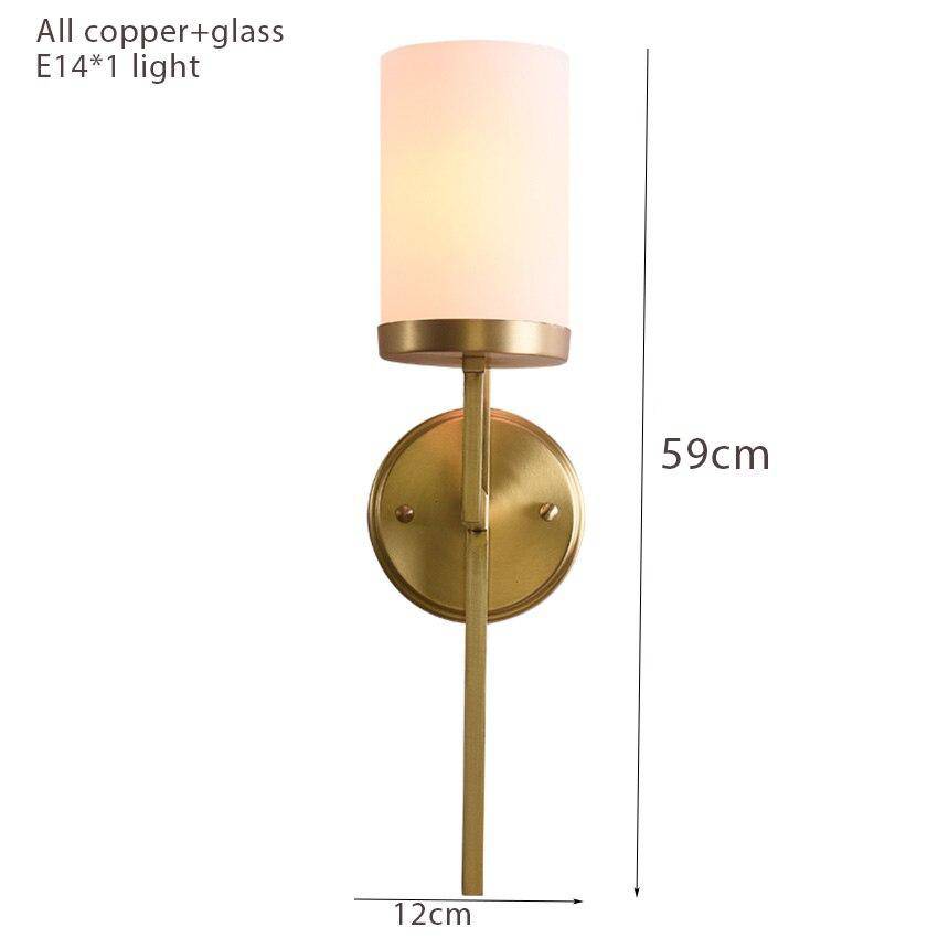 Applique murale design LED en métal doré style Luxury