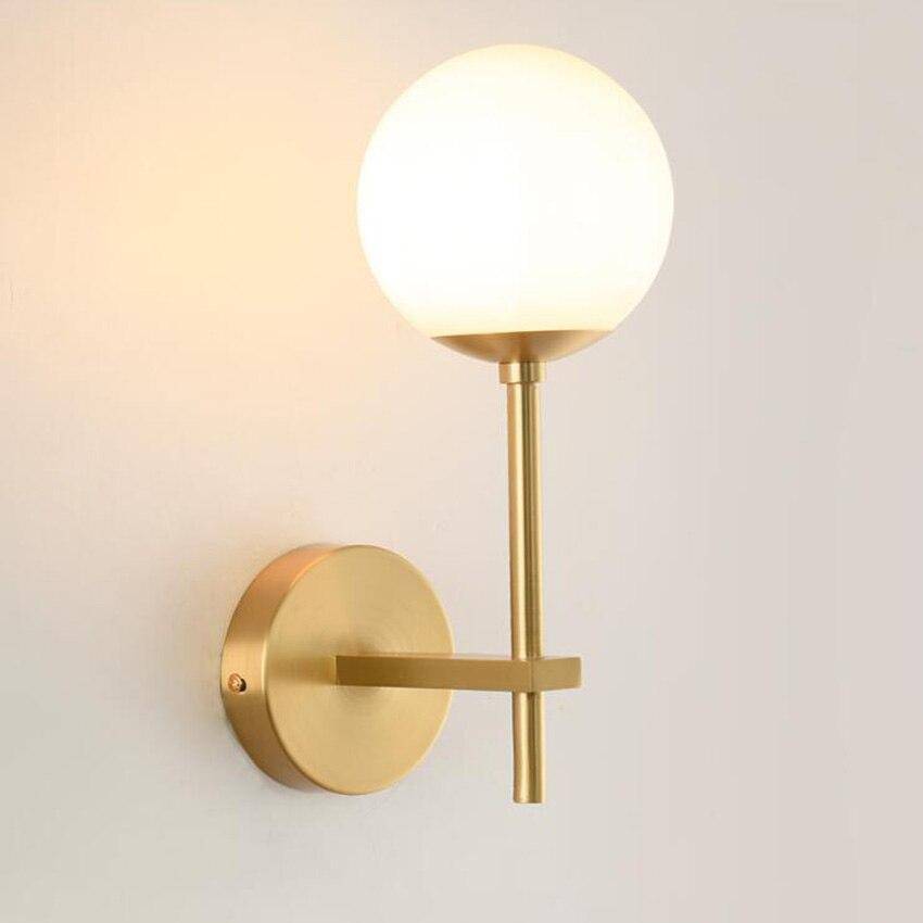 Applique murale design LED en métal doré Full Luxury