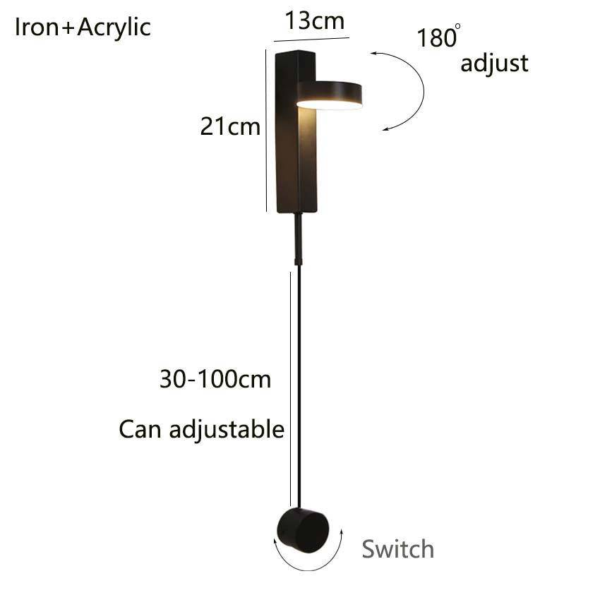 Applique murale design à LED dirigeable Reading