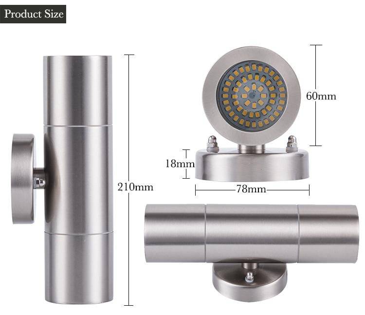 Applique murale design LED en aluminium Outdoor Jula