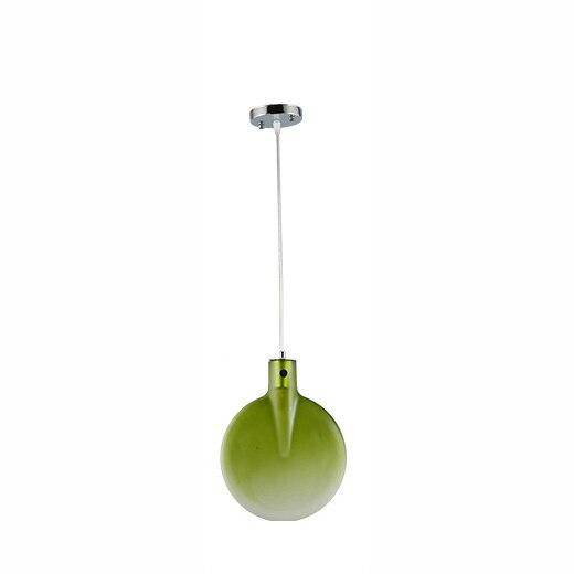 Suspension moderne LED en verre coloré Paddle