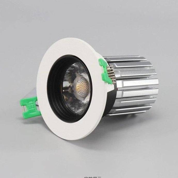 Spot encastré moderne LED rond blanc