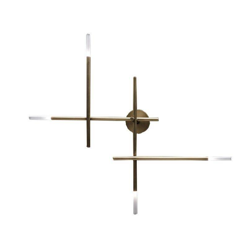 Applique murale moderne LED en métal avec tube luxury