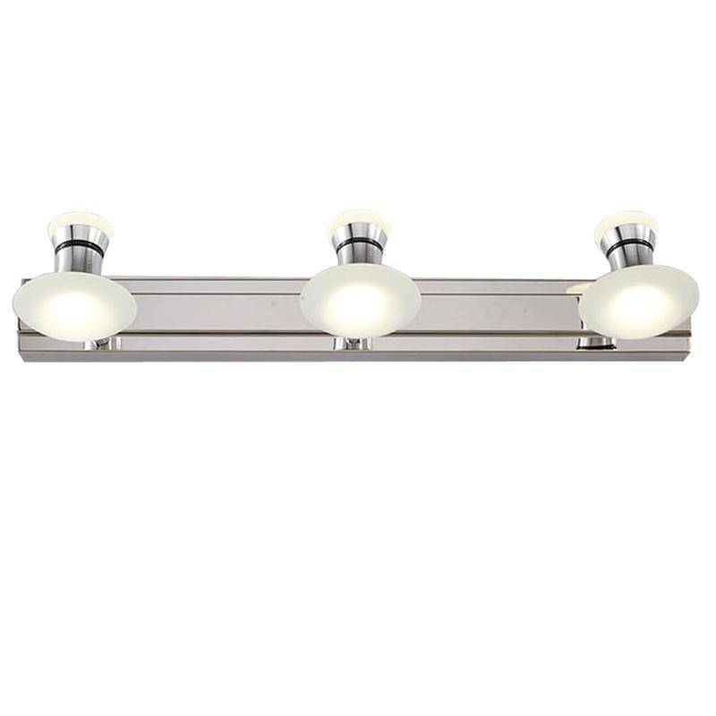 Applique murale LED chromée pour tableau et salle de bain