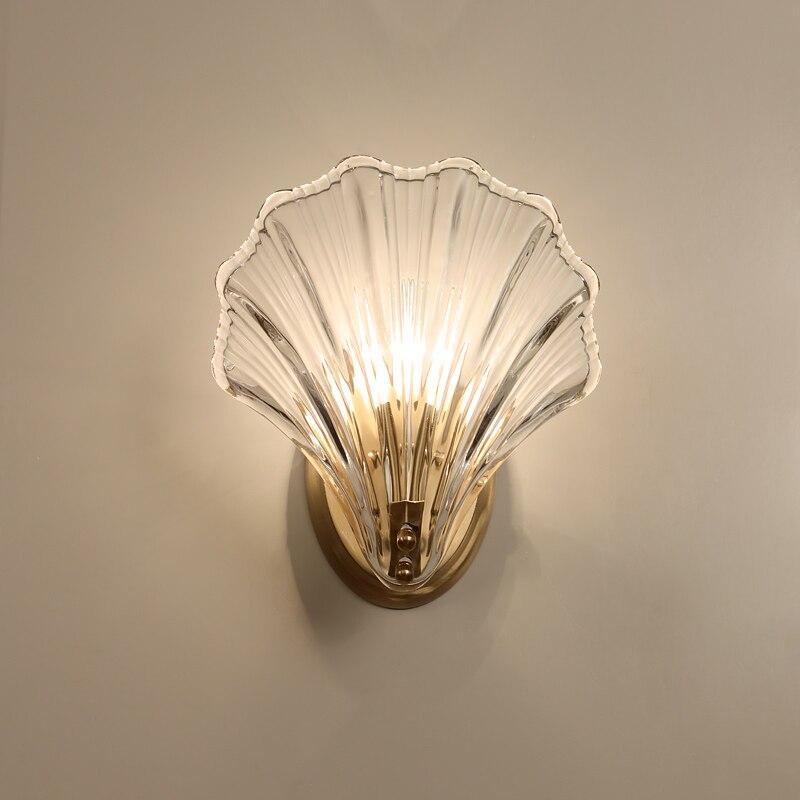 Applique murale moderne LED en forme de coquillage Shelly