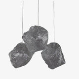 Suspension design LED en forme de pierre cristal Light