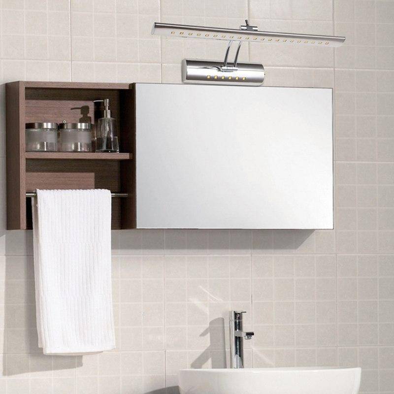 Applique tableau ou miroir à LED chromé Steel