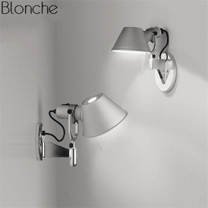 Applique murale à LED argenté ajustable Hat