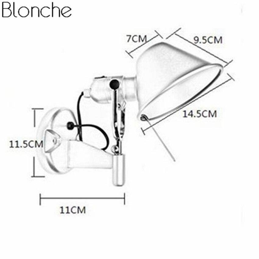 Applique murale à LED argenté ajustable Hat