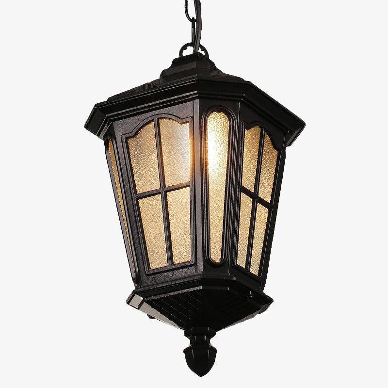 Lanterne extérieur en aluminium vintage