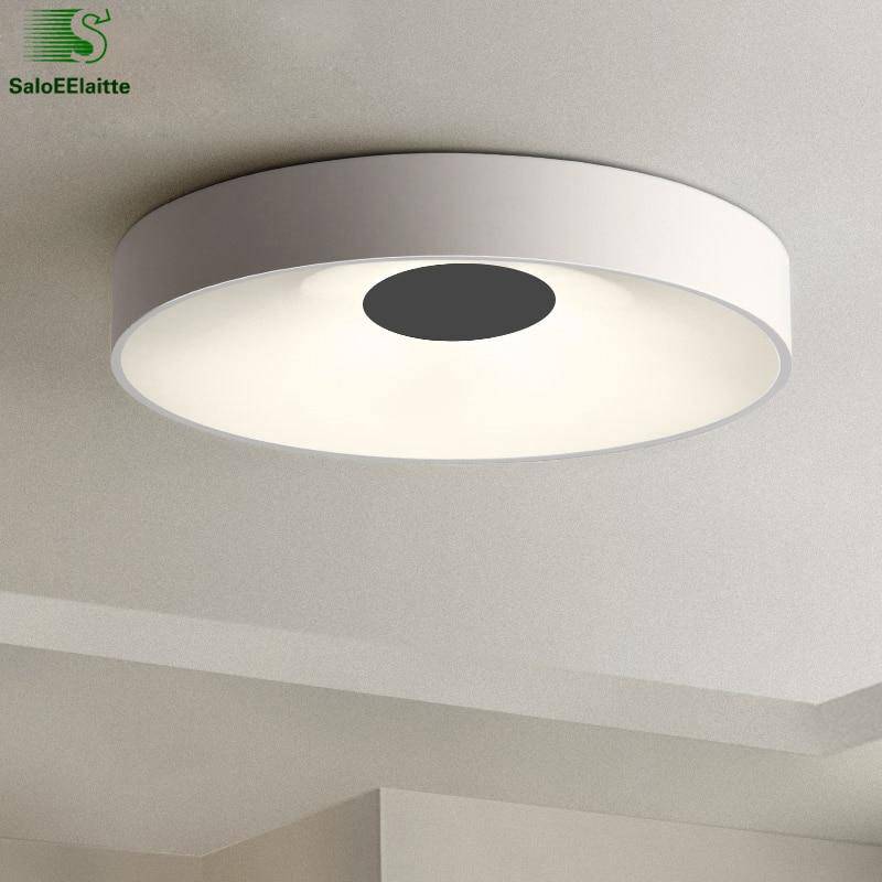 Plafonnier design LED rond et creux Concave