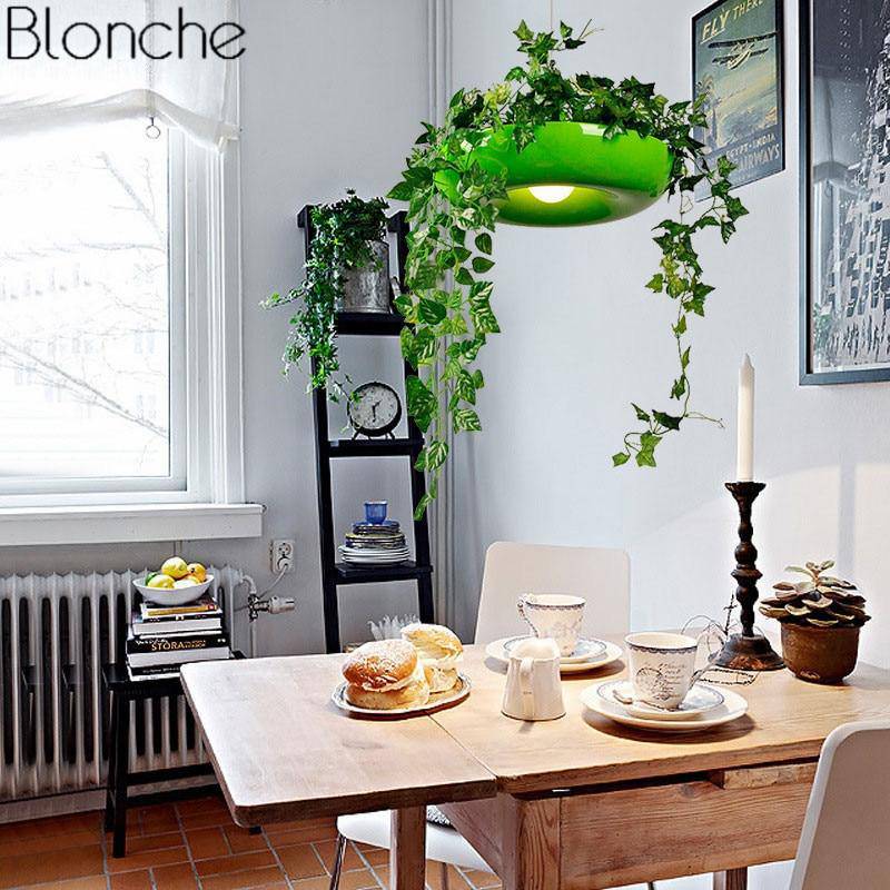 Suspension moderne arrondie pour plante Pot