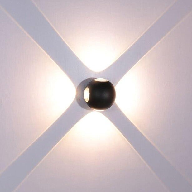 Applique murale design LED circulaire d'extérieur Sammyjo