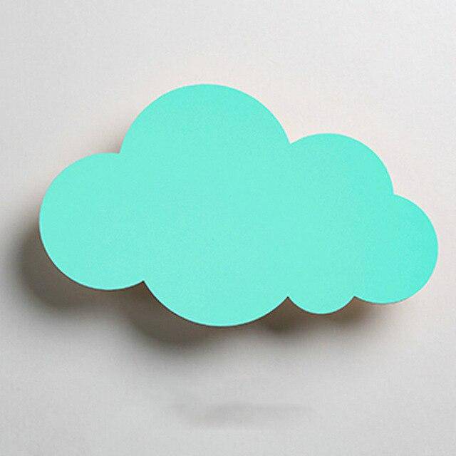 Applique murale enfant à LED nuage coloré