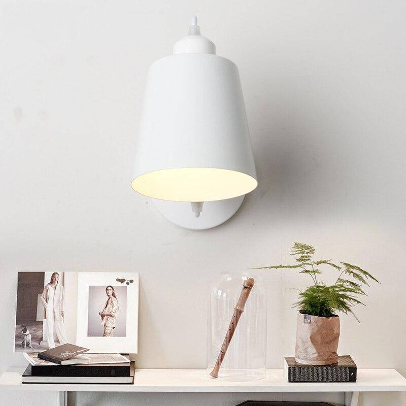 Applique murale industrielle à LED avec abat-jour en métal design Loft