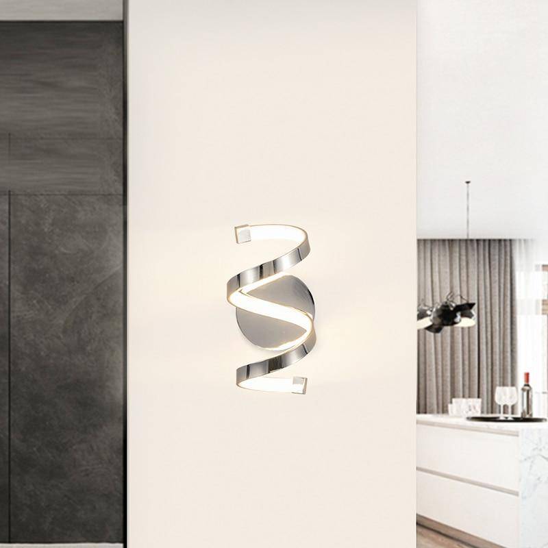 Applique murale LED spirale Beads