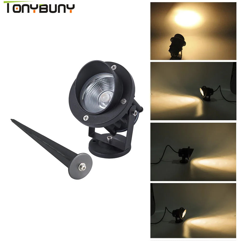 projecteur extérieur à led pour éclairage de jardin et paysage