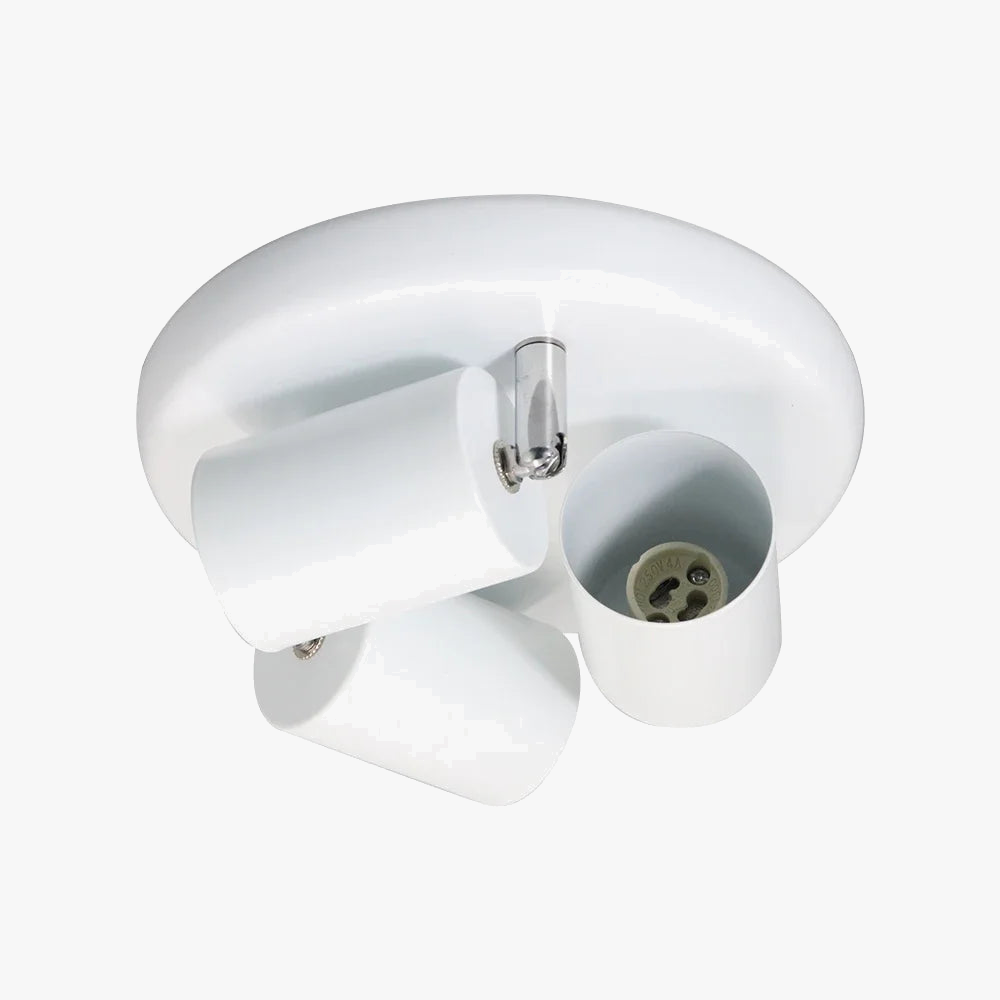 projecteur led de surface avec 3 lumières rotatives pour décoration moderne