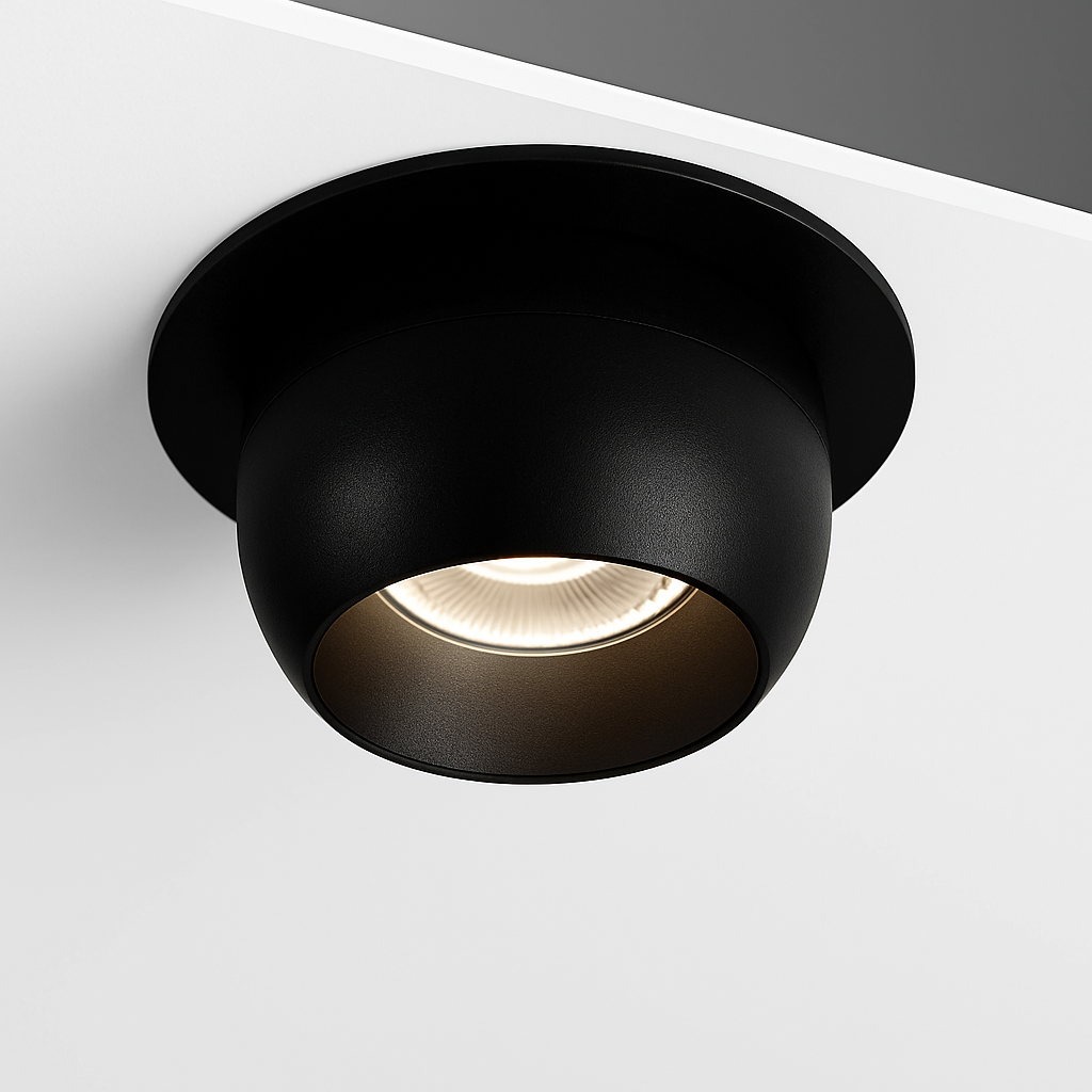 Projecteur Led encastré plafonnier Angle réglable Spot lumière COB 75mm ouverture 7W Foco réglable rotatif pour salon maison