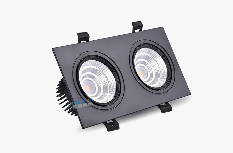 projecteur led encastrable cob spot simple double carré