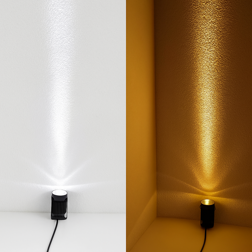 projecteur led extérieur avec angle de lampe étroit pour éclairage puissant