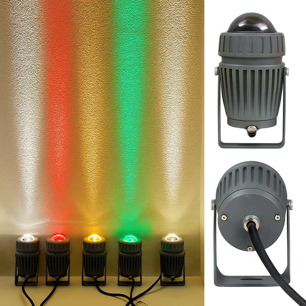 projecteur led extérieur avec angle de lampe étroit pour éclairage puissant