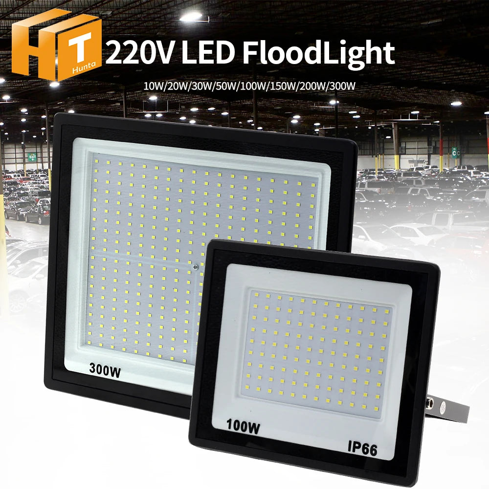 projecteur led haute luminosité pour éclairage extérieur jardin et rue