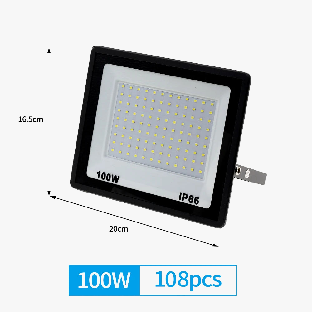 projecteur led haute luminosité pour éclairage extérieur jardin et rue