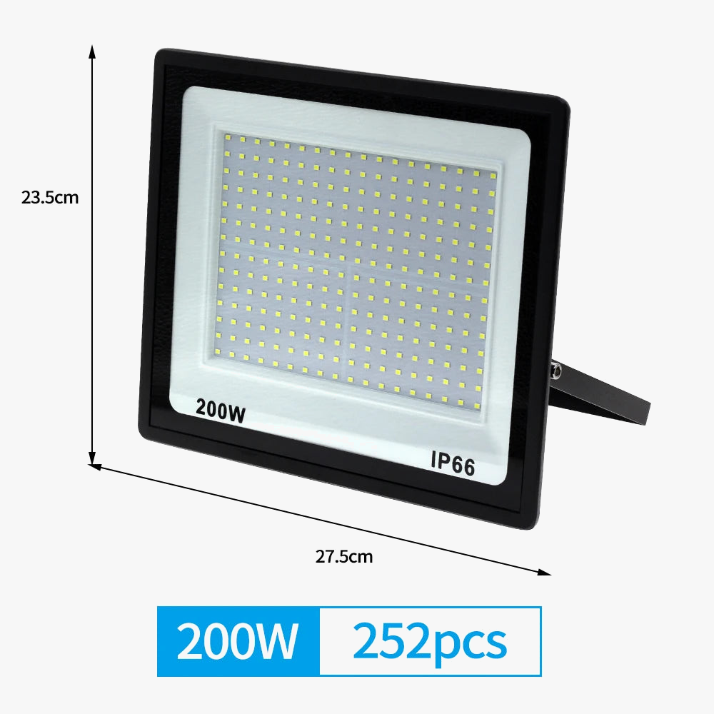 projecteur led haute luminosité pour éclairage extérieur jardin et rue